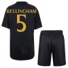 Maglia ufficiale Real Madrid Bellingham 5 Alternativa 2023-24 per Bambino